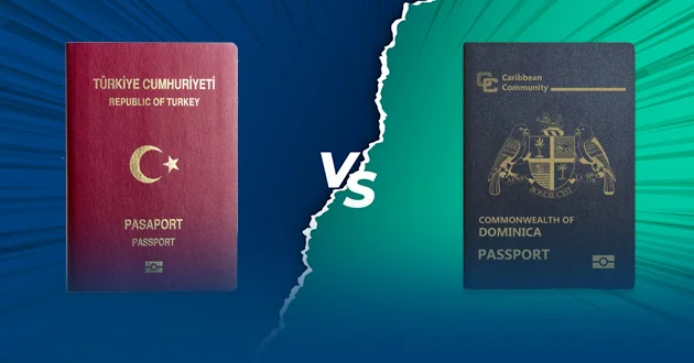 مقایسه پاسپورت دومینیکا با پاسپورت ترکیه