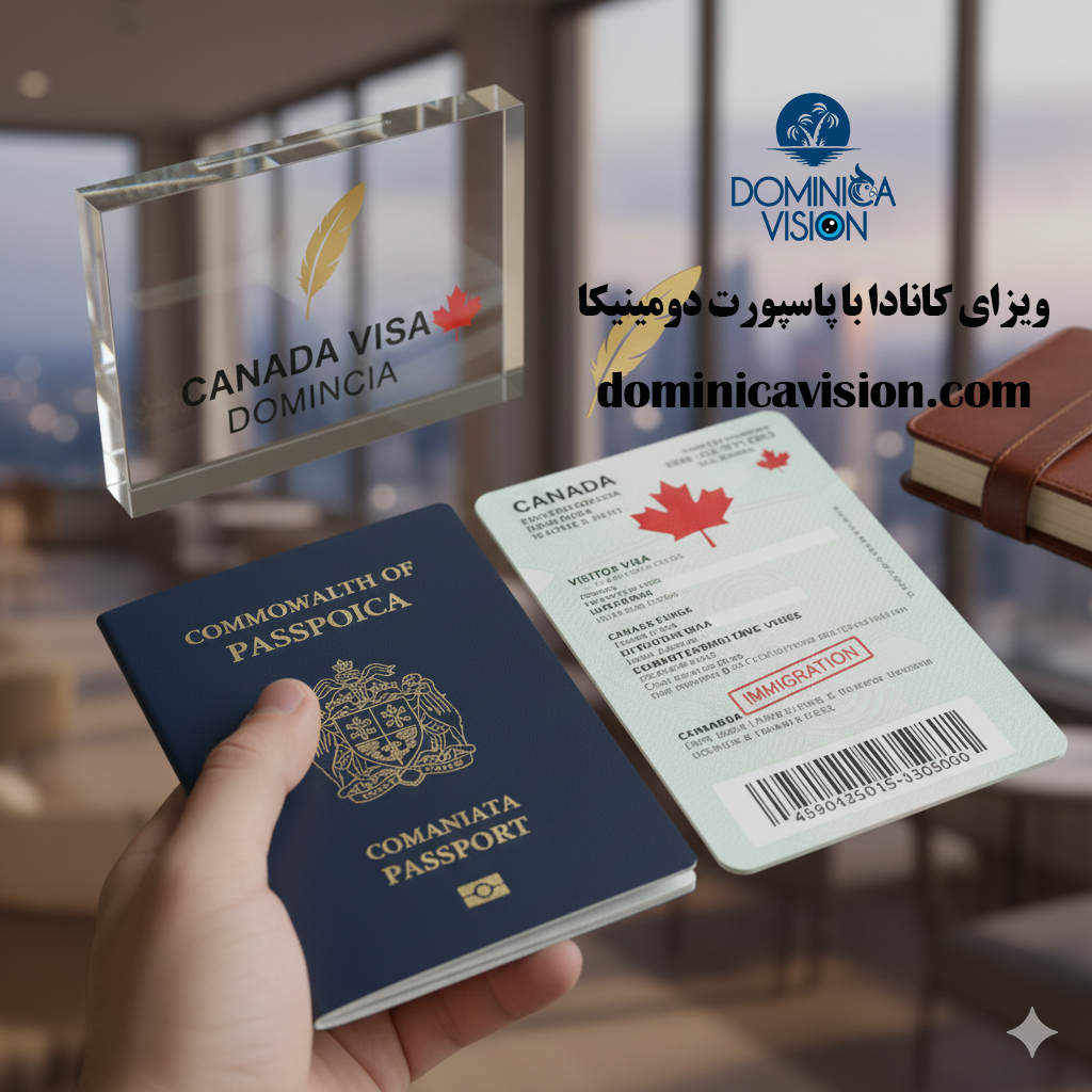 ویزای کانادا با پاسپورت دومینیکا | دریافت پاسپورت | دومینیکا ویژن